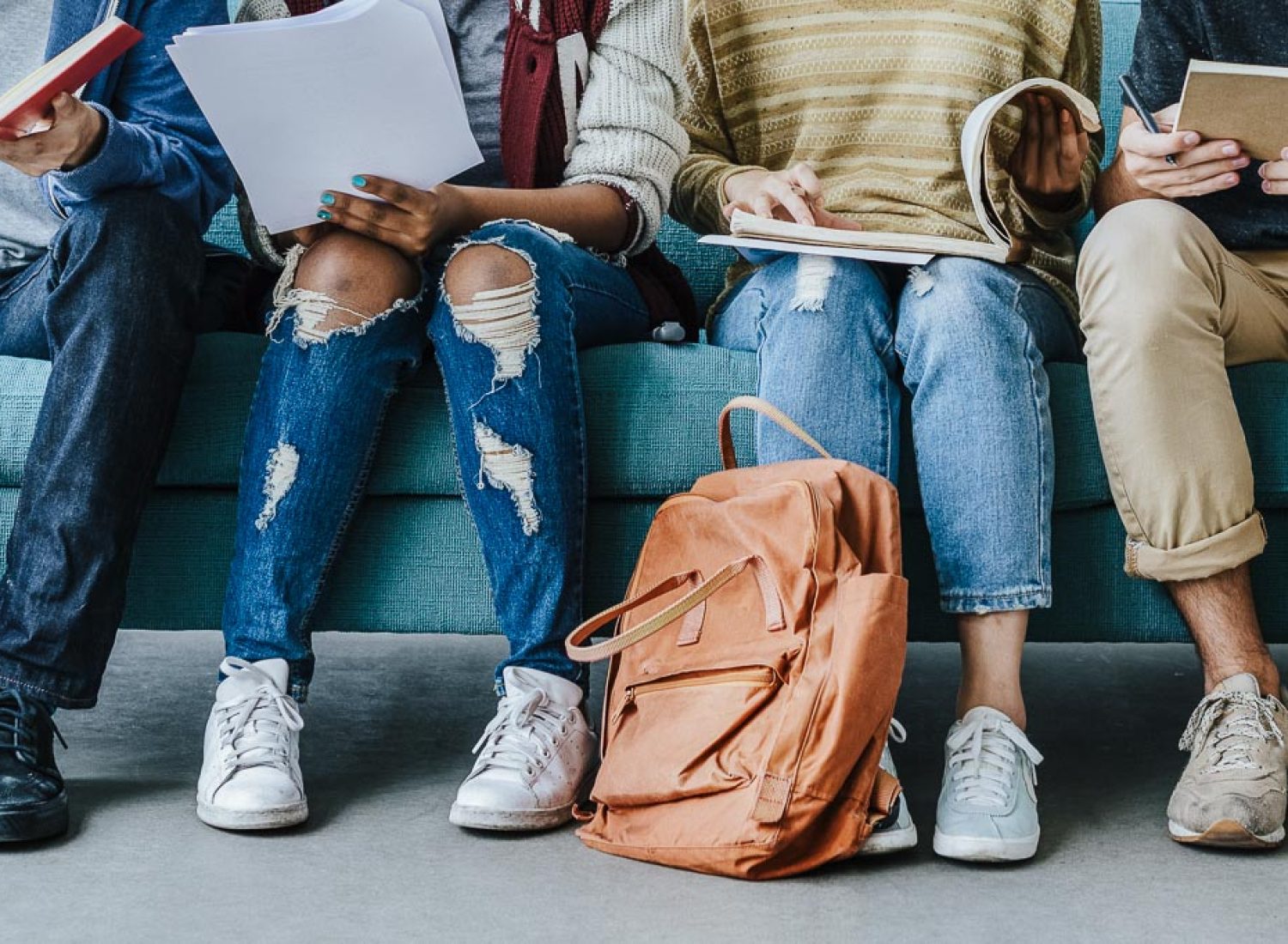 Diversity Teens Hipster Friend Education Concept
