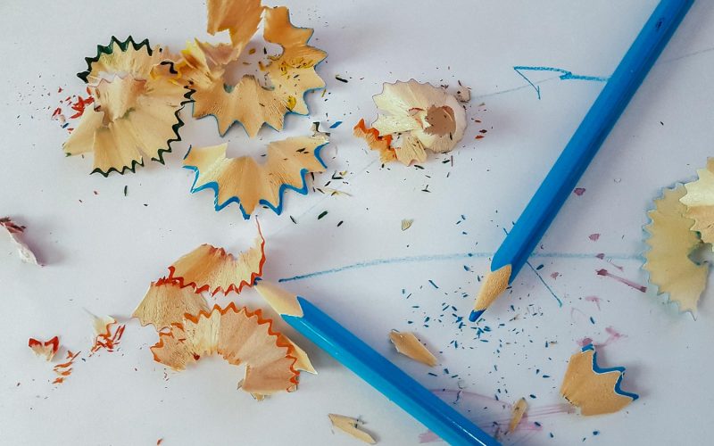 sharpener pencils blue scrapers education primary school background